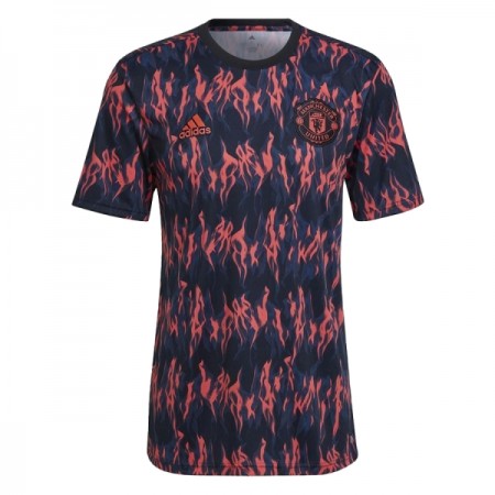 Manchester United Pre-Match Fodboldtrøjer Sort 2025-26 Kort ærmer