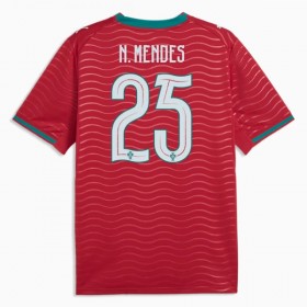 Portugal Nuno Mendes 25 Fodboldtrøjer Hjemme VM 2026 Kort ærmer