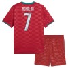 Portugal Ronaldo 7 Fodboldtrøjer Børn Hjemme VM 2026 Kort ærmer