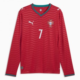 Portugal Ronaldo 7 Fodboldtrøjer Hjemme VM 2026 Langærmet