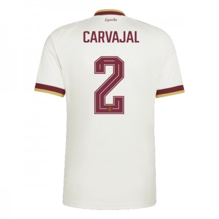 Spanien Carvajal 2 Fodboldtrøjer Udebane VM 2026 Kort ærmer