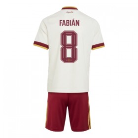 Spanien Fabian 8 Fodboldtrøjer Børn Udebane VM 2026 Kort ærmer
