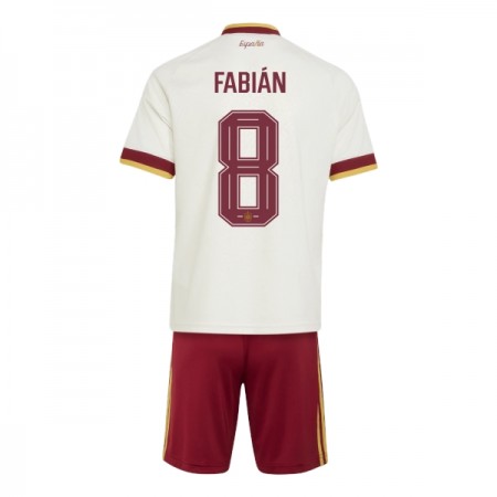 Spanien Fabian 8 Fodboldtrøjer Børn Udebane VM 2026 Kort ærmer