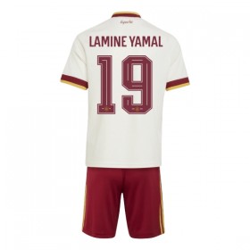 Spanien Lamine Yamal 19 Fodboldtrøjer Børn Udebane VM 2026 Kort ærmer