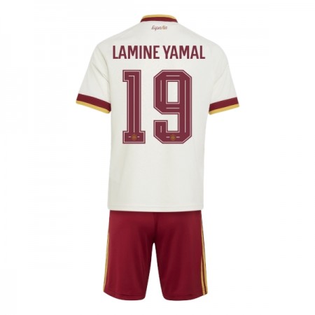 Spanien Lamine Yamal 19 Fodboldtrøjer Børn Udebane VM 2026 Kort ærmer
