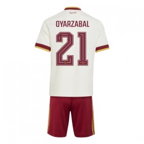 Spanien Oyarzabal 21 Fodboldtrøjer Børn Udebane VM 2026 Kort ærmer