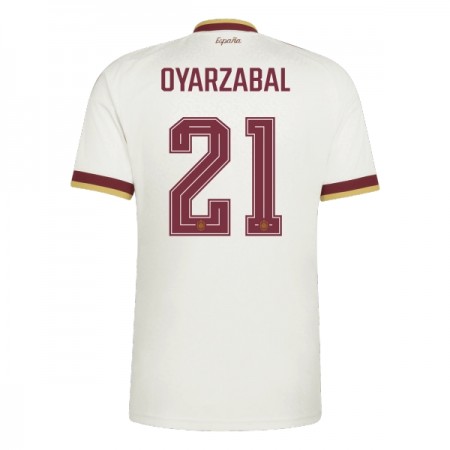 Spanien Oyarzabal 21 Fodboldtrøjer Udebane VM 2026 Kort ærmer