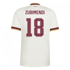 Spanien Zubimendi 18 Fodboldtrøjer Udebane VM 2026 Kort ærmer