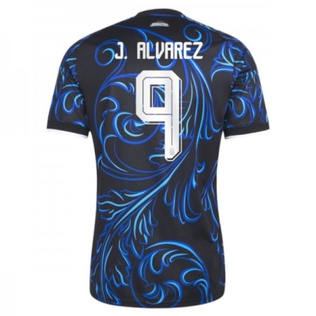 Argentina J. Alvarez 9 Fodboldtrøjer Udebane VM 2026 Kort ærmer