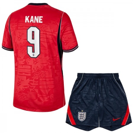 England Kane 9 Fodboldtrøjer Børn Udebane VM 2026 Kort ærmer