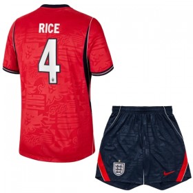 England Rice 4 Fodboldtrøjer Børn Udebane VM 2026 Kort ærmer