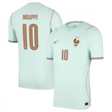 Frankrig Mbappé 10 Fodboldtrøjer Udebane VM 2026 Kort ærmer
