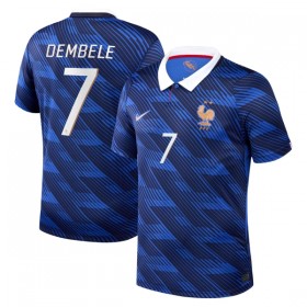 Frankrig O. Dembele 7 Fodboldtrøjer Hjemme VM 2026 Kort ærmer