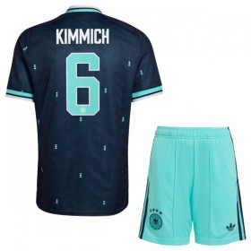 Tyskland Kimmich 6 Fodboldtrøjer Børn Udebane VM 2026 Kort ærmer