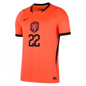 Holland Dumfries 22 Fodboldtrøjer Hjemme VM 2026 Kort ærmer