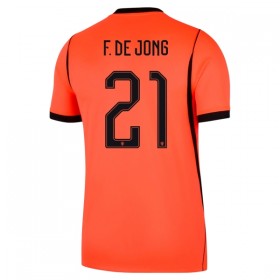 Holland Frenkie de Jong 21 Fodboldtrøjer Hjemme VM 2026 Kort ærmer