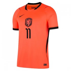Holland Gakpo 11 Fodboldtrøjer Børn Hjemme VM 2026 Kort ærmer