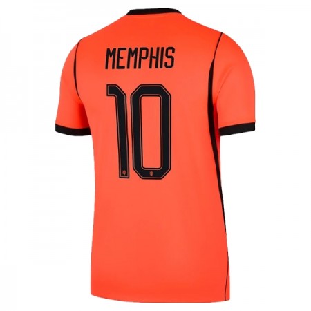 Holland Memphis 10 Fodboldtrøjer Hjemme VM 2026 Kort ærmer