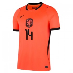 Holland Reijnders 14 Fodboldtrøjer Børn Hjemme VM 2026 Kort ærmer