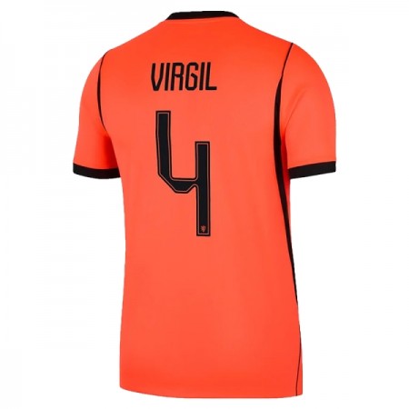 Holland Virgil 4 Fodboldtrøjer Hjemme VM 2026 Kort ærmer