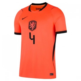 Holland Virgil 4 Fodboldtrøjer Hjemme VM 2026 Kort ærmer