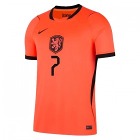 Holland Xavi 7 Fodboldtrøjer Hjemme VM 2026 Kort ærmer