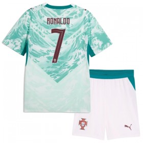 Portugal Ronaldo 7 Fodboldtrøjer Børn Udebane VM 2026 Kort ærmer