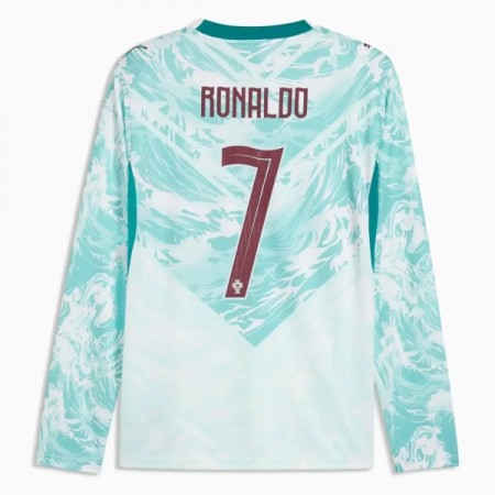 Portugal Ronaldo 7 Fodboldtrøjer Udebane VM 2026 Langærmet