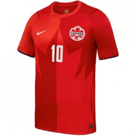 Canada J. David 10 Fodboldtrøjer Hjemme VM 2026 Kort ærmer