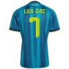 Colombia Luis Diaz 7 Fodboldtrøjer Udebane VM 2026 Kort ærmer