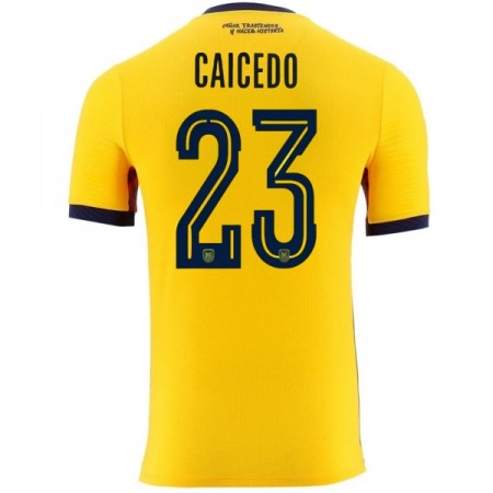 Ecuador Caicedo 23 Fodboldtrøjer Hjemme VM 2026 Kort ærmer