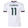 Mexico S.Gimenez 11 Fodboldtrøjer Udebane VM 2026 Kort ærmer