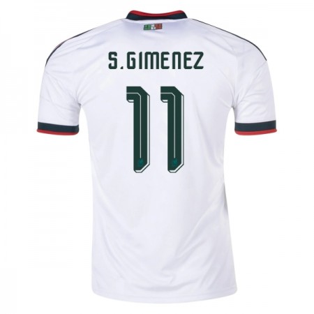 Mexico S.Gimenez 11 Fodboldtrøjer Udebane VM 2026 Kort ærmer