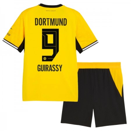 Borussia Dortmund Guirassy 9 Fodboldtrøjer Børn Hjemme 2026-27 Kort ærmer