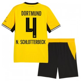 Borussia Dortmund N. Schlotterbeck 4 Fodboldtrøjer Børn Hjemme 2026-27 Kort ærmer
