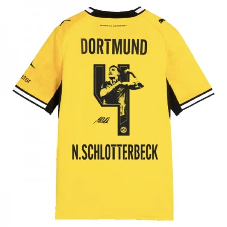 Borussia Dortmund N. Schlotterbeck 4 Fodboldtrøjer Specialudgave Hjemme 2026-27 Kort ærmer