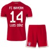 FC Bayern München Luis Diaz 14 Fodboldtrøjer Børn Hjemme 2026-27 Kort ærmer
