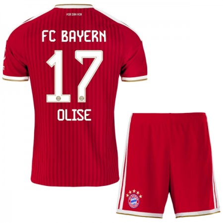FC Bayern München Olise 17 Fodboldtrøjer Børn Hjemme 2026-27 Kort ærmer