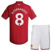 Manchester United B. Fernandes 8 Fodboldtrøjer Børn Hjemme 2026-27 Kort ærmer