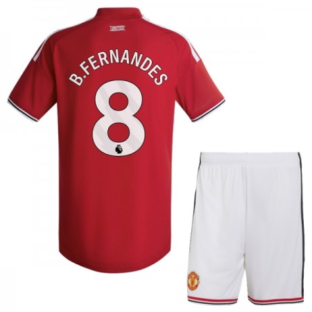 Manchester United B. Fernandes 8 Fodboldtrøjer Børn Hjemme 2026-27 Kort ærmer