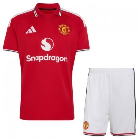 Manchester United Fodboldtrøjer Børn Hjemme 2026-27 Kort ærmer