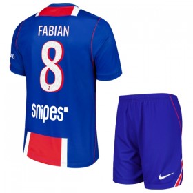 Paris Saint-Germain PSG Fabian 8 Fodboldtrøjer Børn Hjemme 2026-27 Kort ærmer