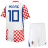 Kroatien Modrić 10 Fodboldtrøjer Børn Hjemme VM 2026 Kort ærmer