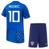 Kroatien Modrić 10 Fodboldtrøjer Børn Udebane VM 2026 Kort ærmer