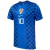 Kroatien Modrić 10 Fodboldtrøjer Børn Udebane VM 2026 Kort ærmer