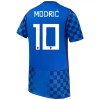 Kroatien Modrić 10 Fodboldtrøjer Børn Udebane VM 2026 Kort ærmer