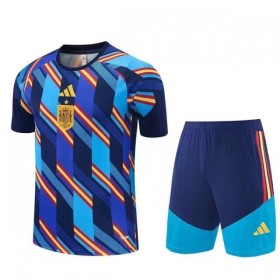 Spanien Pre-Match Fodboldtrøjer Børn VM 2026 Kort ærmer