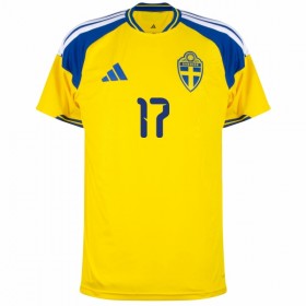 Sverige Gyokeres 17 Fodboldtrøjer Hjemme VM 2026 Kort ærmer