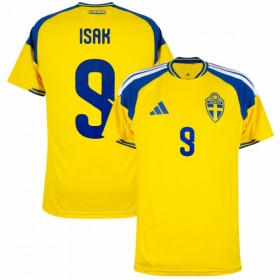 Sverige Isak 9 Fodboldtrøjer Hjemme VM 2026 Kort ærmer