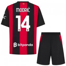 AC Milan Modrić 14 Fodboldtrøjer Børn Hjemme 2026-27 Kort ærmer